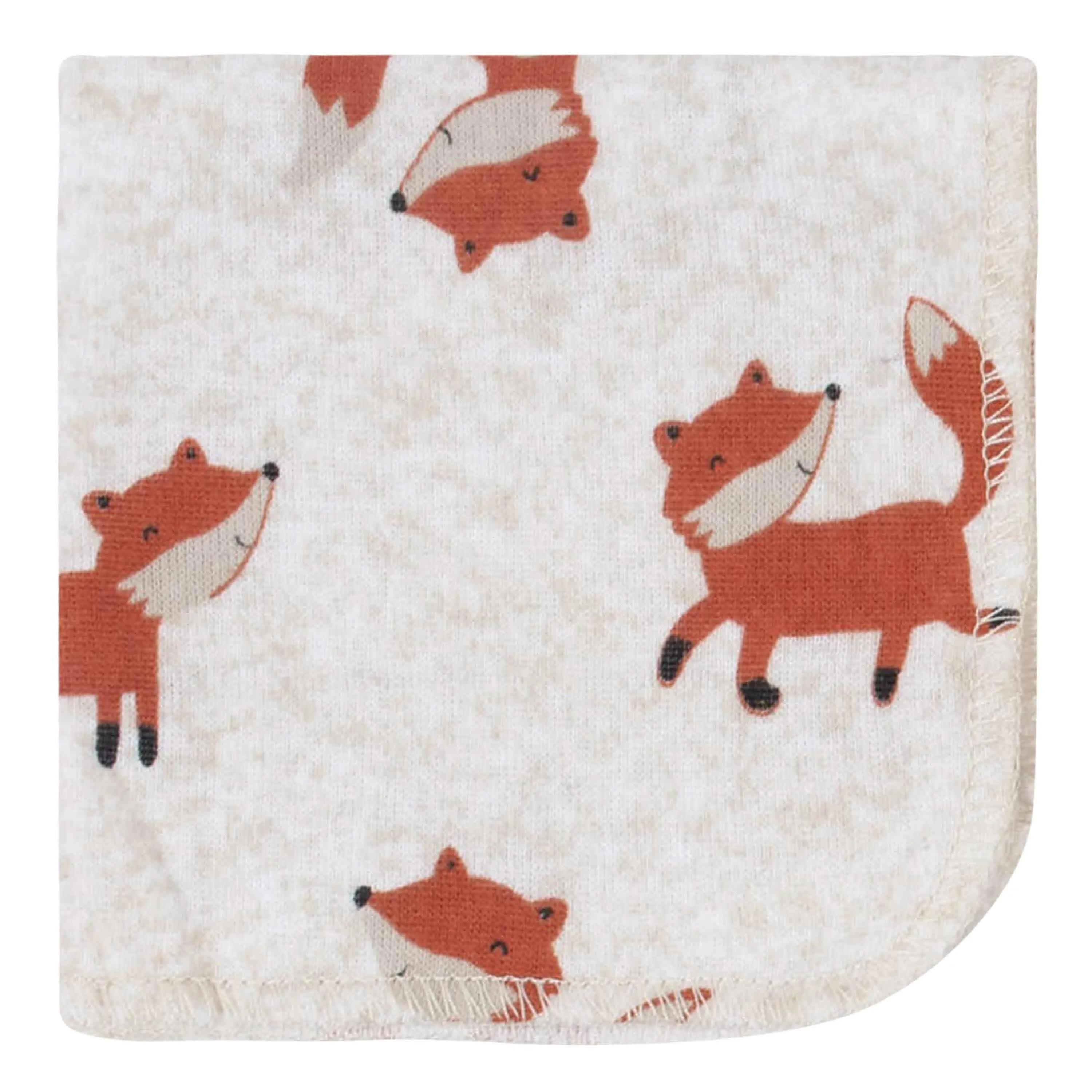 10-Pack Baby Boys Fox Washcloths