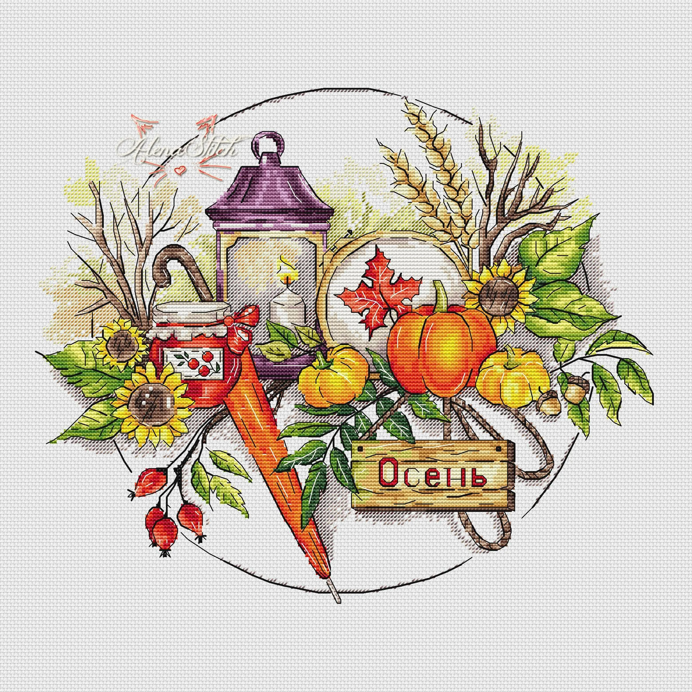 Autumn - PDF Cross Stitch Pattern