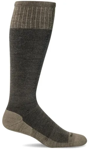 Basic Moderate Graduated Compression Socks in Khaki