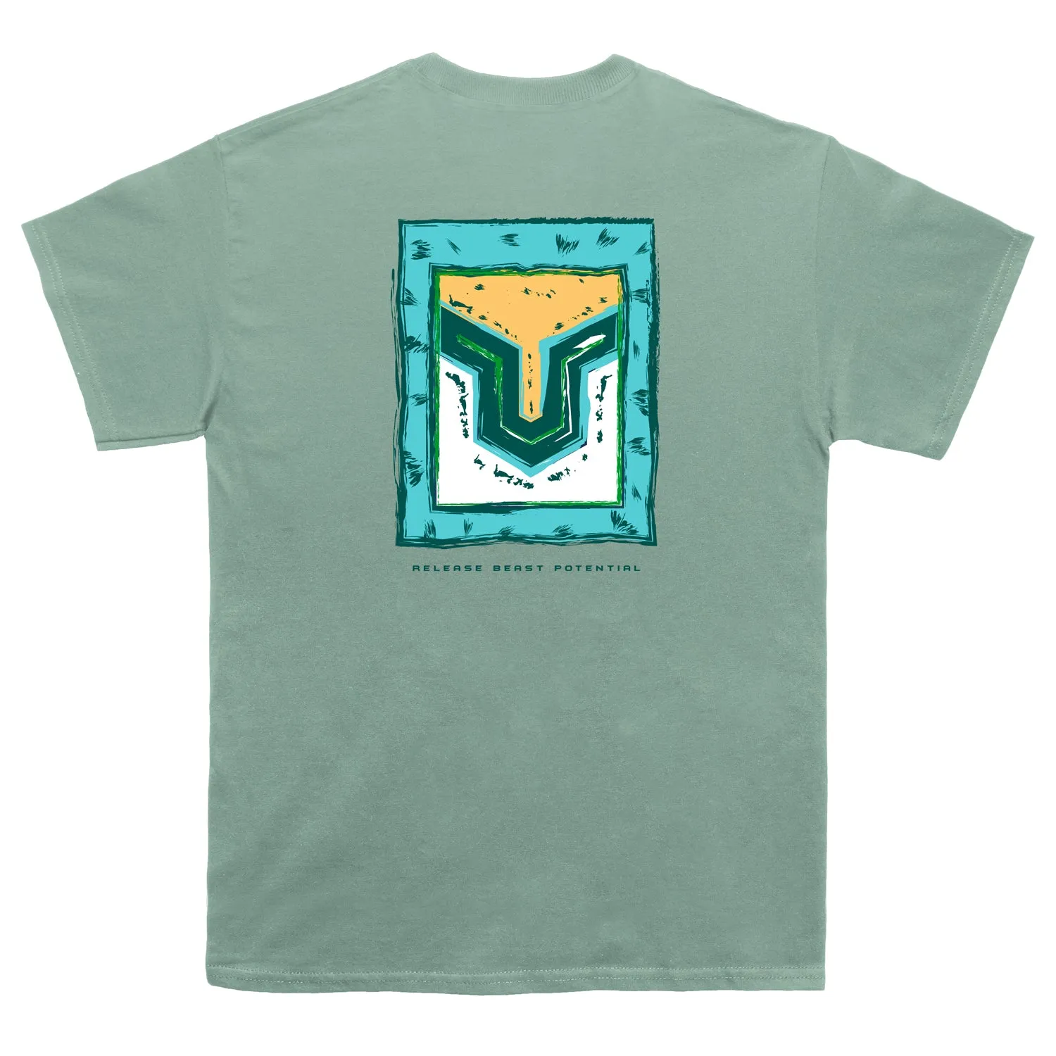 Beast Mountain and Sea Tee - Green