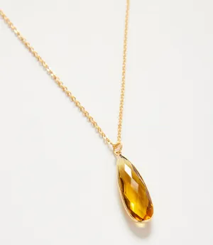 Citrine Quartz Necklace