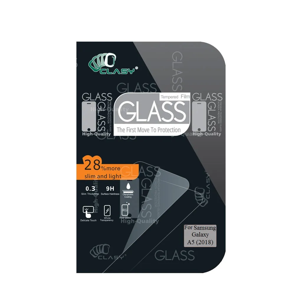 CLASY® Premium Tempered GLass - Samsung Galaxy A5 (2018)