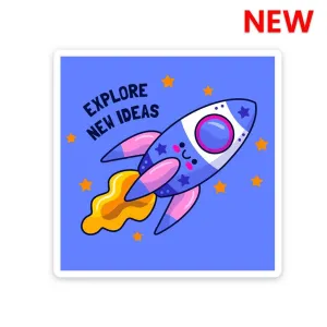 Explore New Ideas Sticker