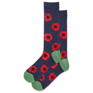 HOTSOX Men's Floral Crew Sock