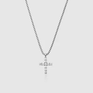 Iced Cross (Silver)