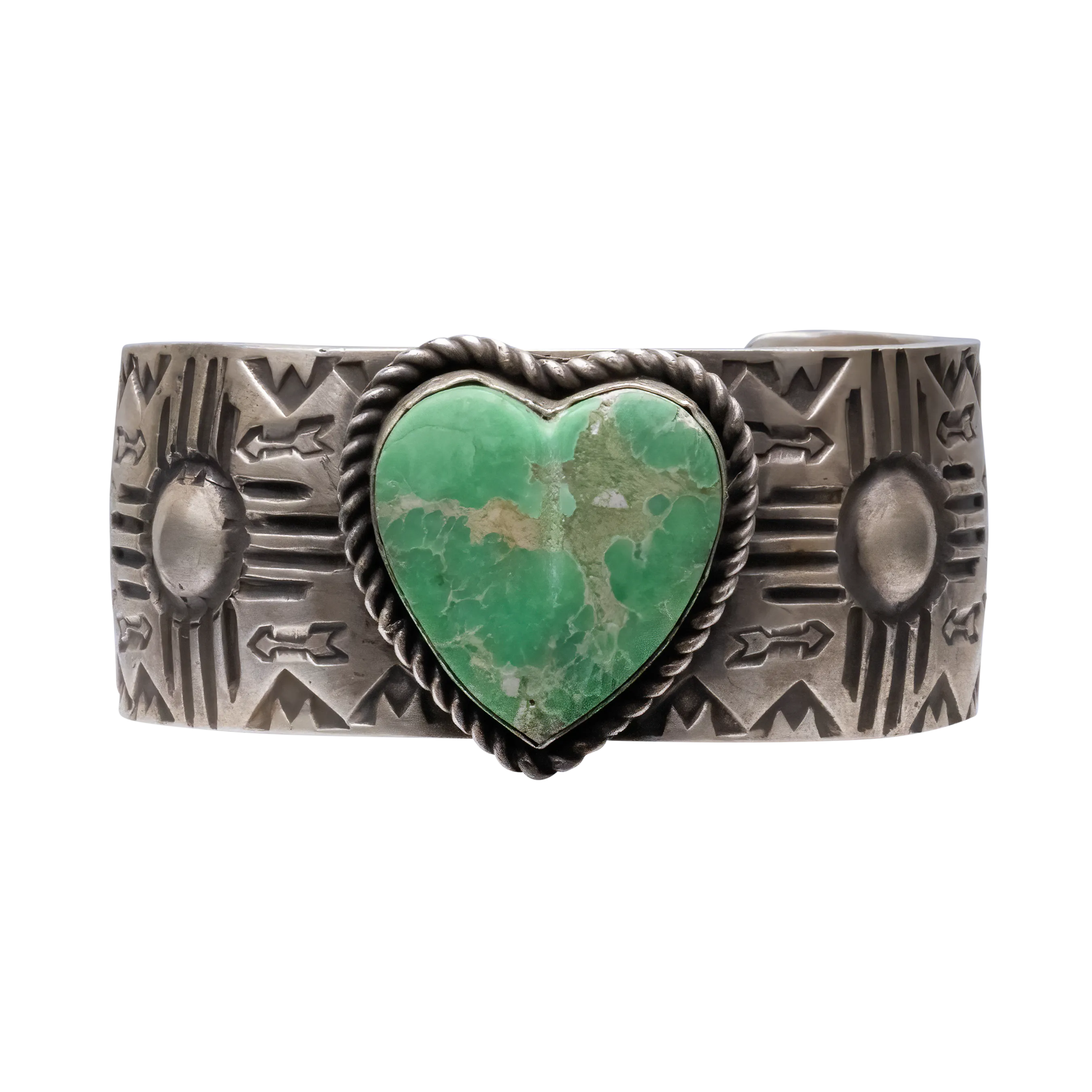 Kingman Turquoise Heart Cuff | Ronnie Willie