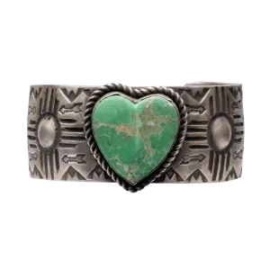 Kingman Turquoise Heart Cuff | Ronnie Willie