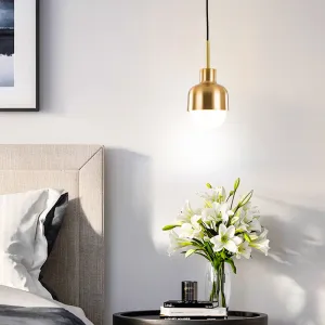 Modern Brass Glow Pendant Light