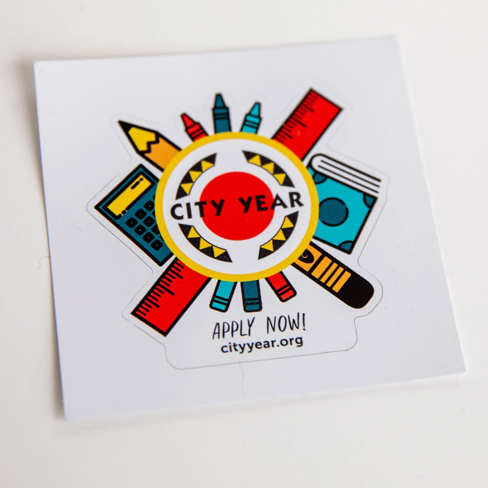 NEW! City Year Logo Sticker