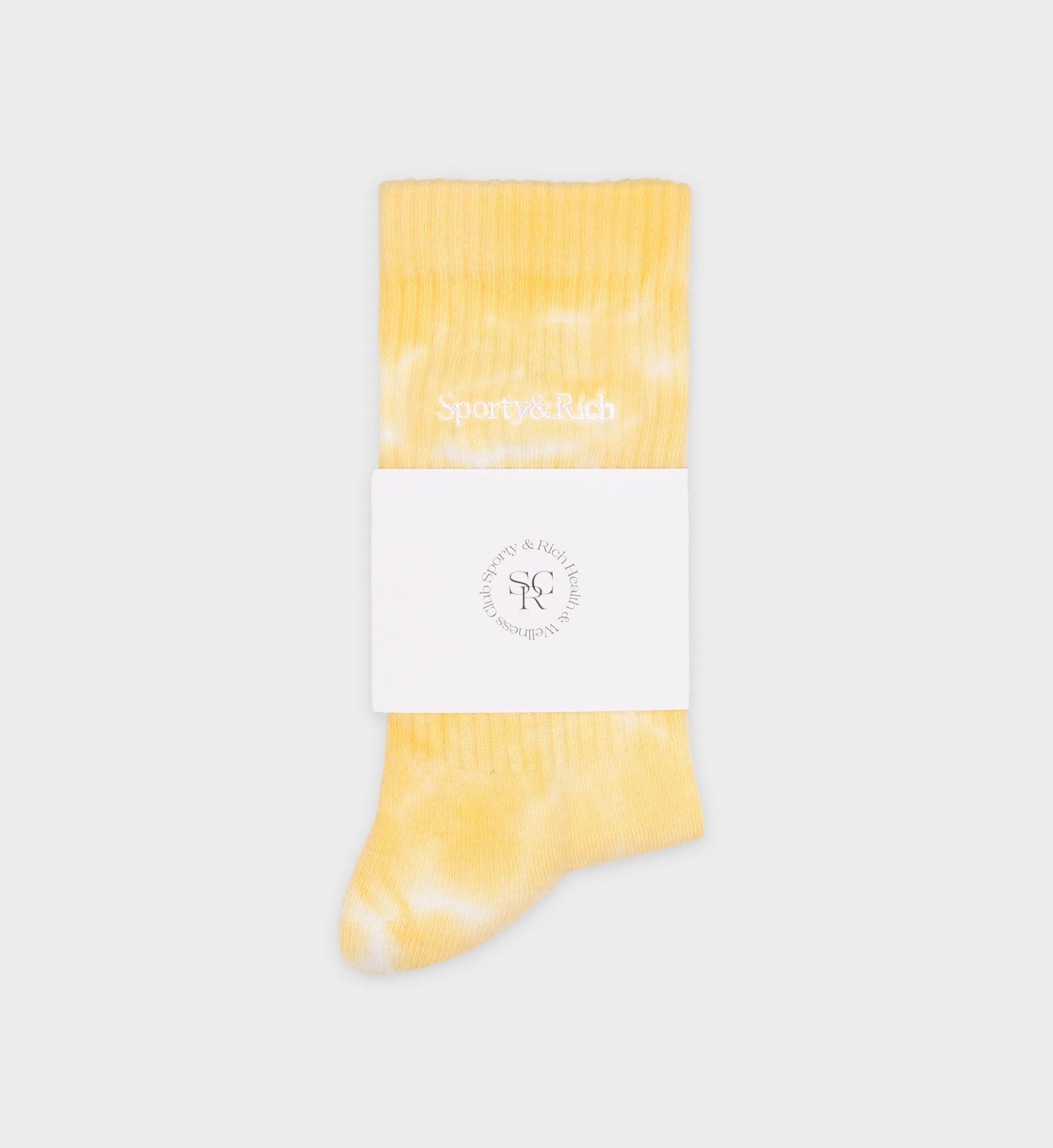 Serif Logo Socks - Sunshine Tie Dye